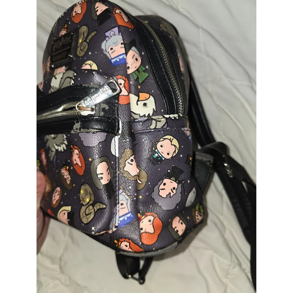 Loungefly Harry Potter chibi character print mini backpack bookbag purse bag!